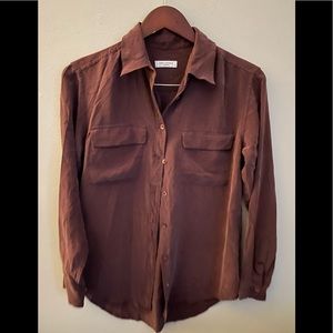 Equipment Signature Silk Shirt Blouse
